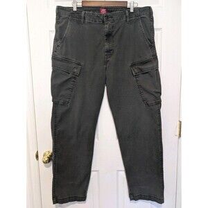 Levi's XX Cargo Tapered Pants Mens 38x30 Gray Relaxed Fit Comfort Stretch
